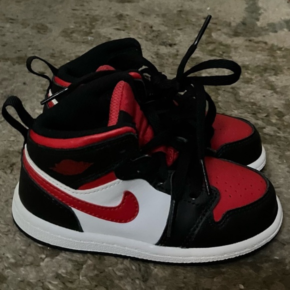 Nike Other - Nike Kids' Black, Red, and White Sneakers